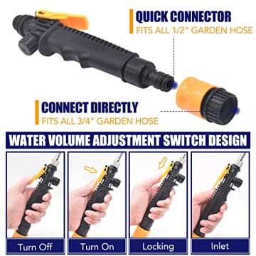 Durable RV Water Heater Tank Rinser for Efficient Cleaning