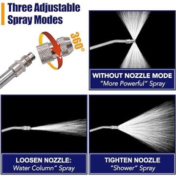 Durable RV Water Heater Tank Rinser for Efficient Cleaning