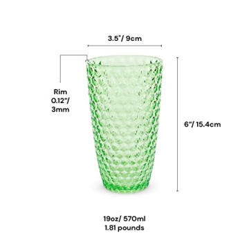 Stylish Bellaforte Tritan Tumblers - Unbreakable Drinkware Set