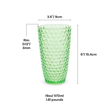 Stylish Bellaforte Tritan Tumblers - Unbreakable Drinkware Set