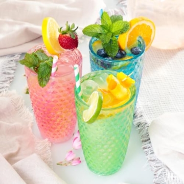 Stylish Bellaforte Tritan Tumblers - Unbreakable Drinkware Set