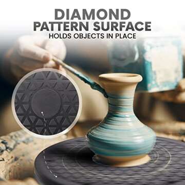 Lazy Susan Turntable Organizer for Home and Office