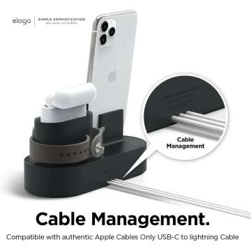 Elago 3 in 1 Charging Station for Apple Devices