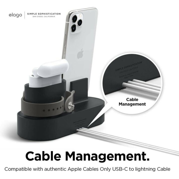 Elago 3 in 1 Charging Station for Apple Devices