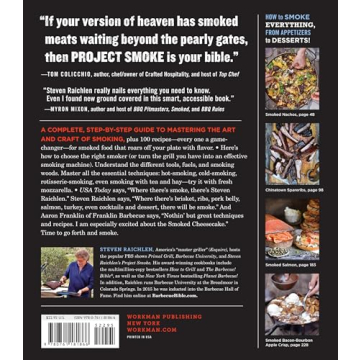 Project Smoke: Seven Steps to Smoked Food Nirvana, Plus 100 Irresistible Recipes from Classic (Slam-Dunk Brisket) to Adventurous (Smoked Bacon-Bourbon ... (Steven Raichlen Barbecue Bible Cookbooks)