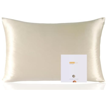 ZIMASILK 100% Mulberry Silk Pillowcase for Hair and Skin Health, Luxurious Softness and Beauty Benef...