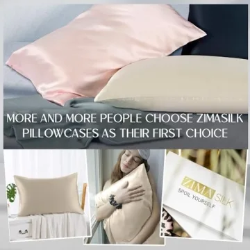 ZIMASILK 100% Mulberry Silk Pillowcase for Better Sleep