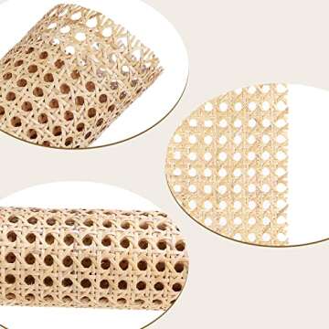 Cane Rattan Webbing Roll for DIY Crafts & Furniture