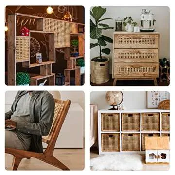 Cane Rattan Webbing Roll for DIY Crafts & Furniture