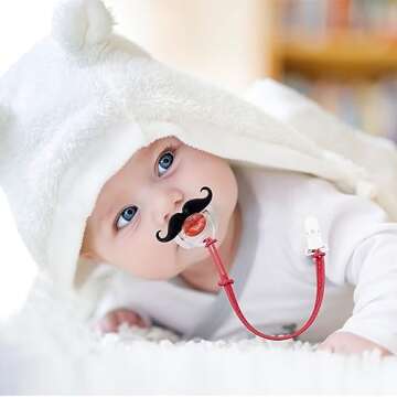 ROBBEAR Baby Teething Toys, Food Grade Silicone Remote Control Teether for Babies 3 6 12 18 Months, TV Remote Shape with Silicone Pacifier Clip Infant Chew Toys for Boys and Girls, Freezer BPA Free