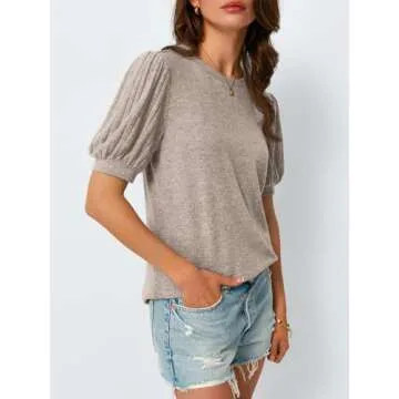 AUTOMET Women's Dressy Summer Tops for Casual Elegance