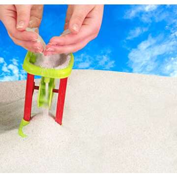 Sandtastik Sparkling White Play Sand - 50 lb (22.6 kg), Fill Sandboxes & Sensory Tables, Non-Toxic, Scoop, Mold & Pour