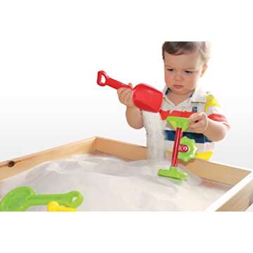 Sandtastik Sparkling White Play Sand - 50 lb (22.6 kg), Fill Sandboxes & Sensory Tables, Non-Toxic, Scoop, Mold & Pour