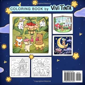 Fuzzy Tales: Fairycore Coloring Book for Adults & Teens Featuring Adorable Animals Characters (Fuzzy...