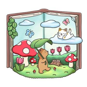 Fuzzy Tales Fairycore Coloring Book for Artistic Fun