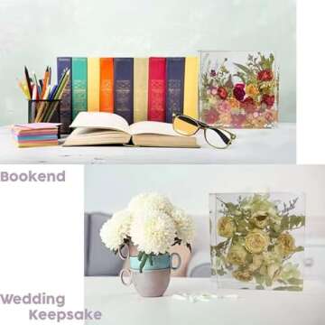 Large Square Silicone Mold for Resin & Soap - 8" x 2.5"