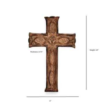 Nirvana Class Wooden Wall Cross for Home Décor and Gifts