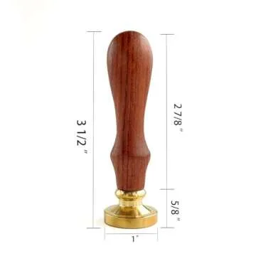 VOOSEYHOME Elegant Rose Wax Seal Stamp Kit for Invitations