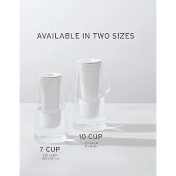 LifeStraw Home Water Filter Pitcher, 10-Cup Capacity