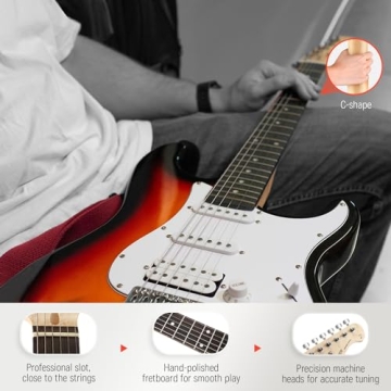 Donner DST-100S Beginner Electric Guitar Kit with Amp