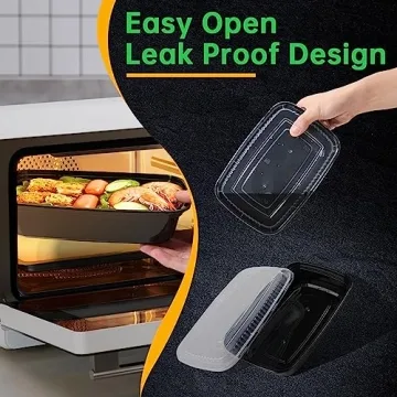 Buy 50 Pack 32 oz Food Storage Containers - Durable & BPA Free