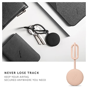 Native Union AirTag Holder - Sleek Silicone Design, Reliable Protection