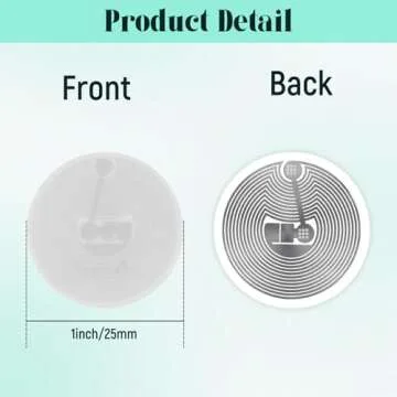 50 PCS BABIQT MIFARE Classic 1K Tags S50 RFID Stickers NFC Tags, Smart Mifafre Classic Tags ISO 1444...