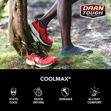 Darn Tough Mens Coolmax No Show Socks 6 Pack Special