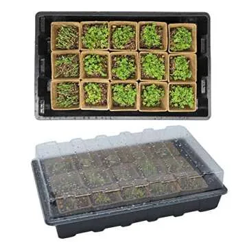 Complete Macoya Seed Starter Kit with Peat Pots and Labels