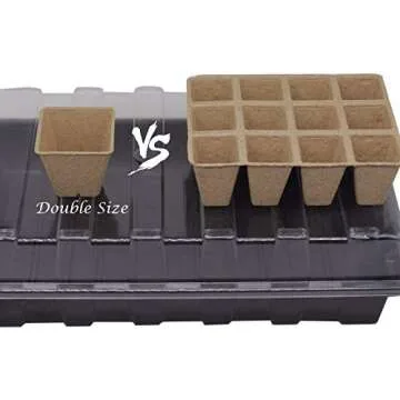 Complete Macoya Seed Starter Kit with Peat Pots and Labels