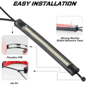 QUASCO LED Turn Signals for Harley and more - Pack of 3