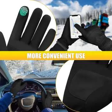 Ihuan Waterproof Windproof Winter Gloves for All
