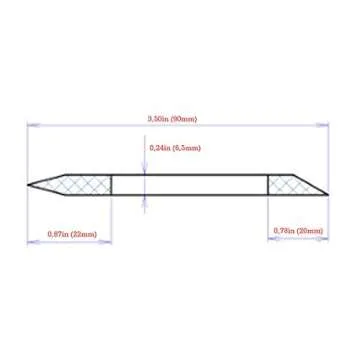 Durable Glass Cuticle Pusher for Manicure and Pedicure