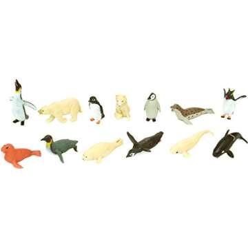 Wild Republic Polar Nature Tube, Arctic Animals, Kids Gifts, Educational Toys, Party Favors, 13-Piec...
