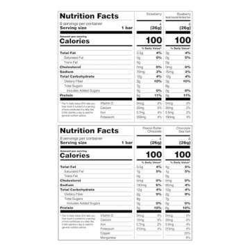 RXBAR Minis Protein Bars, Protein Snack, Snack Bars, Variety Pack (16 Bars)