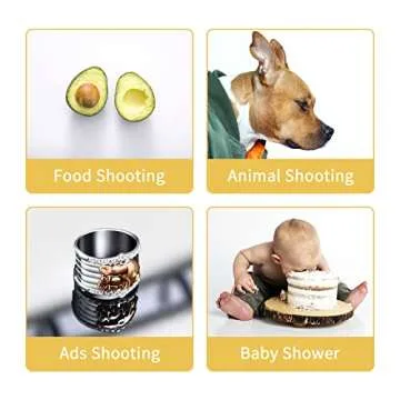 Meking White PVC Backdrop, 23.6"x51" Photography Backdrop Matte & Reflective PVC Background Dual Side Vinyl Backdrop for Product Video Photography Studio (60x130cm)