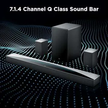 TCL Q85H Q Class 7.1.4 Channel Sound Bar with Dolby Atmos, DTS:X, Ray Danz Technology, Wireless Subw...