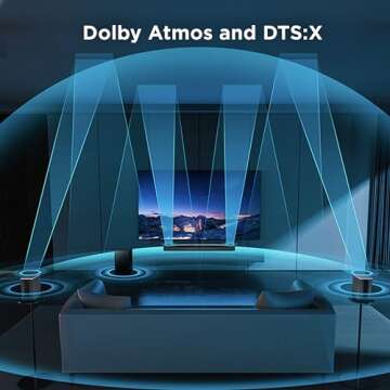 TCL Q85H Q Class 7.1.4 Channel Sound Bar with Dolby Atmos, DTS:X, Ray Danz Technology, Wireless Subwoofer, Wireless Surround Speakers, and Bluetooth Music Streaming (Renewed)