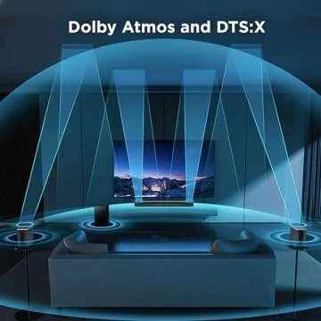 TCL Q85H Q Class 7.1.4 Channel Sound Bar with Dolby Atmos, DTS:X, Ray Danz Technology, Wireless Subwoofer, Wireless Surround Speakers, and Bluetooth Music Streaming (Renewed)