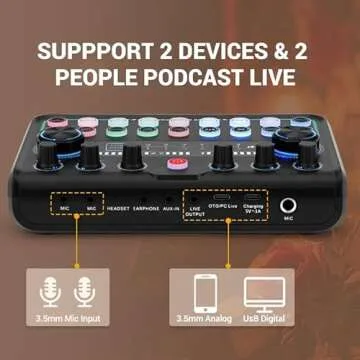 Znclces Podcast Equipment Bundle - Professional Audio Setup