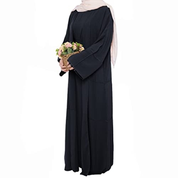 Elegant Women's Muslim Abaya Dress Three-Piece Set for All Occasions