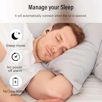 DUSONLAP Sleep Earbuds Wireless 5.4 for Side Sleepers