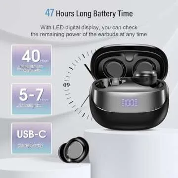 DUSONLAP Sleep Earbuds Wireless 5.4 for Side Sleepers