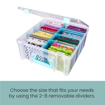 ArtBin Super Satchel Double Deep Compartments for Crafts