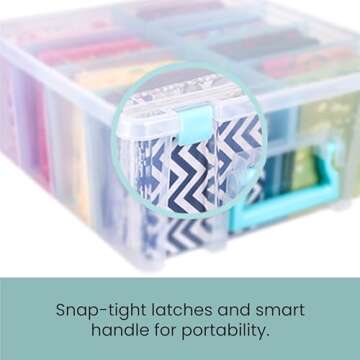 ArtBin Super Satchel Double Deep Compartments for Crafts