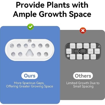 Honche Hydroponics Growing System with LED Lights Indoor Garden