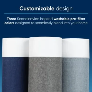 BLUEAIR Air Purifiers for Bedroom HEPASilent Small Room Air Purifiers for Home Air Purifiers for Pets Allergies Air Cleaner, Virus Air Purifier for Dust Baby Air Purifier for Nursery Blue Pure 511