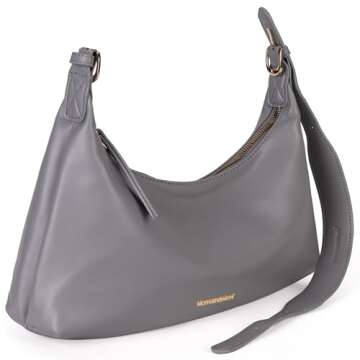 Montana West Vegan Leather Shoulder Hobo Bag for Women