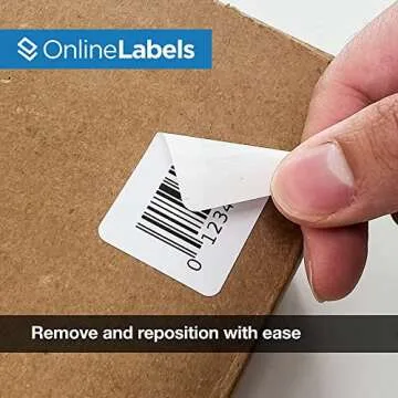 2.25 x 1.25 Removable Labels for DYMO Printers - 1,000 Labels, 1 Roll - Same As DYMO 30334 - Online Labels