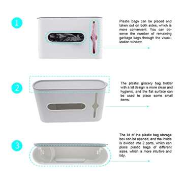 Plastic Bag Holder Wall Mount for Clutter-Free Living